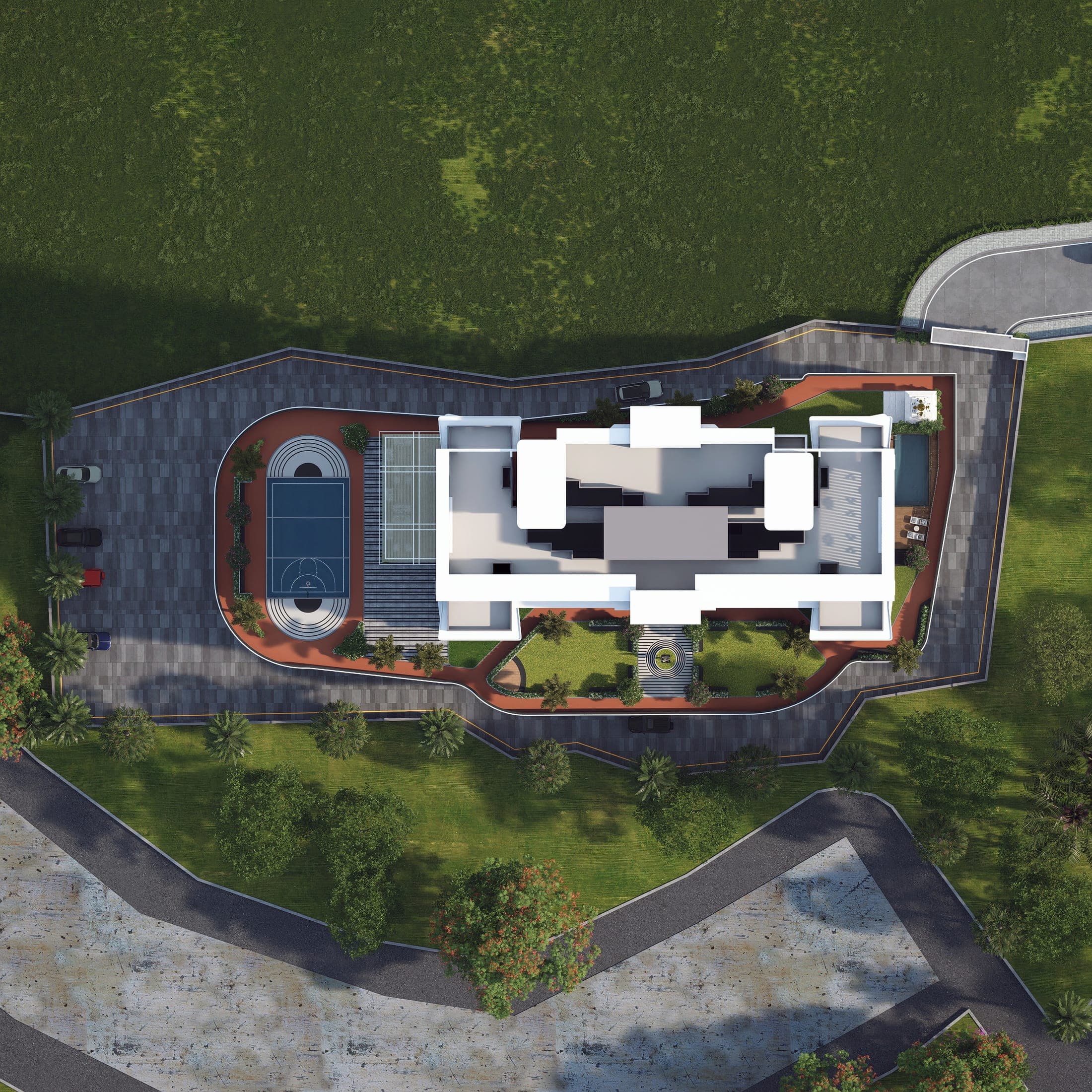 Shree Nidhi Heaven amenities deck