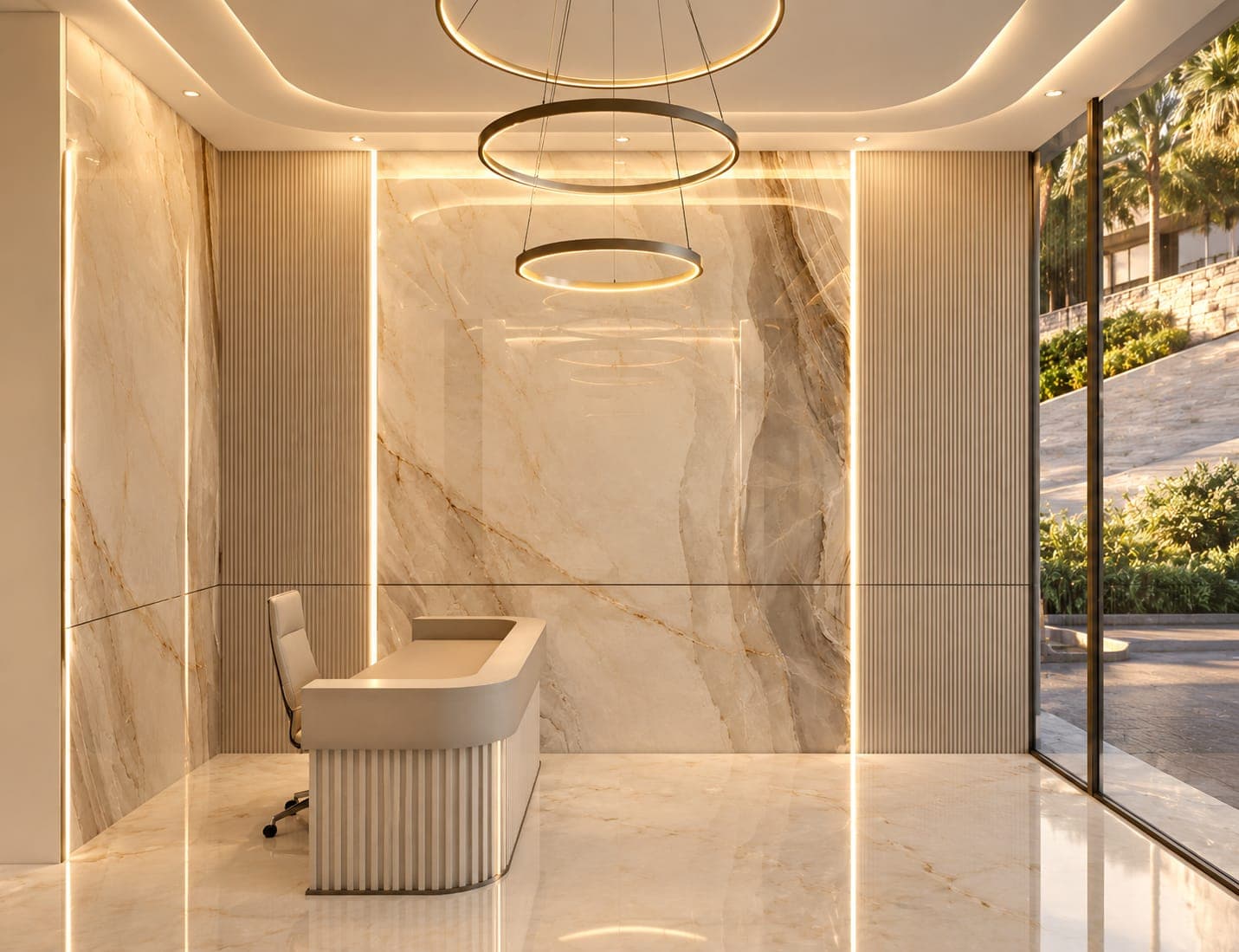 Shree Nidhi Heaven lobby interior